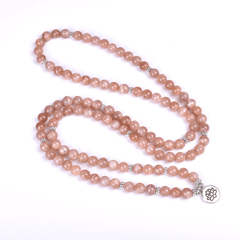 Collier Mala en Pierre de Soleil | Lithothérapie Stéphanie