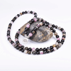 Bracelet Mala 108 Perles en Tourmaline Multicolore | Lithothérapie Stéphanie