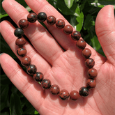 Bracelet en Obsidienne Acajou | Lithothérapie Stéphanie