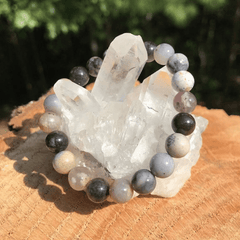 Bracelet en Opale Dendritique | Lithothérapie Stéphanie