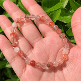 Bracelet de Quartz Hématoïde | Lithothérapie Stéphanie