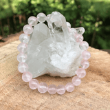 Bracelet en Quartz Rose Pâle | Lithothérapie Stéphanie