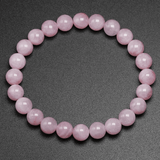 Bracelet en Quartz Rose 8MM | Lithothérapie Stéphanie