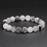 Bracelet en Quartz Tourmaline | Lithothérapie Stéphanie