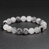 Bracelet en Quartz Tourmaline | Lithothérapie Stéphanie