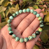 Bracelet en Variscite | Lithothérapie Stéphanie