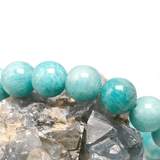 Bracelet Boule Amazonite | Lithothérapie Stéphanie