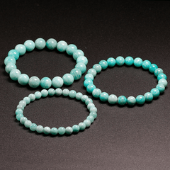 Bracelet Amazonite Naturelle | Lithothérapie Stéphanie