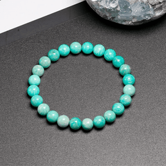 Bracelet en Amazonite | Lithothérapie Stéphanie