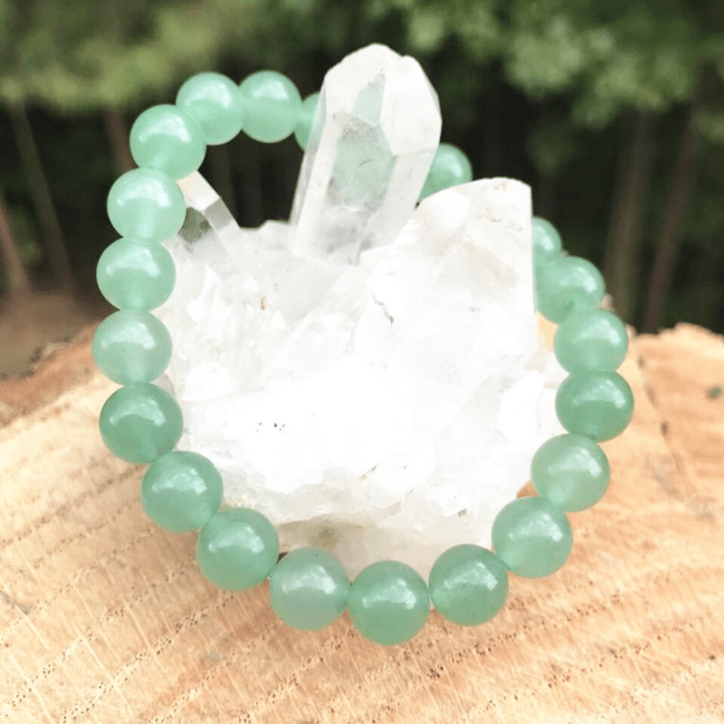 Bracelet en Aventurine Verte | Lithothérapie Stéphanie
