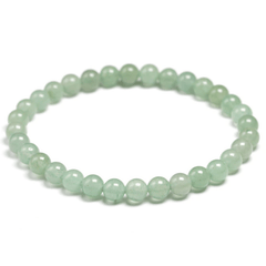 Bracelet en Aventurine Verte 6MM | Lithothérapie Stéphanie
