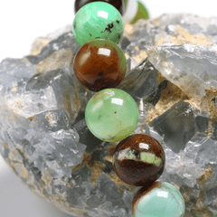 Bracelet Perles Chrysoprase | Lithothérapie Stéphanie