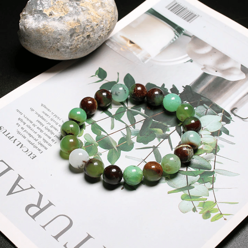 Bracelet en Chrysoprase | Lithothérapie Stéphanie