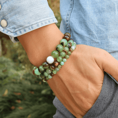 Bracelet Pierre Chrysoprase | Lithothérapie Stéphanie