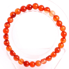 Bracelet Pierre Cornaline | Lithothérapie Stéphanie