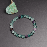 Bracelet en Fluorite | Lithothérapie Stéphanie