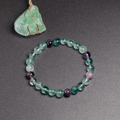 Bracelet en Fluorite | Lithothérapie Stéphanie