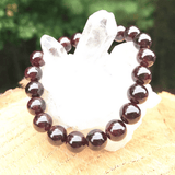 Bracelet en Grenat Rouge | Lithothérapie Stéphanie