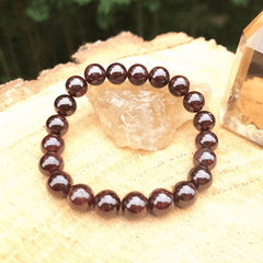 Bracelet en Grenat pour Homme et Femme | Lithothérapie Stéphanie
