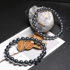 Bracelet Pierre Hématite | Lithothérapie Stéphanie