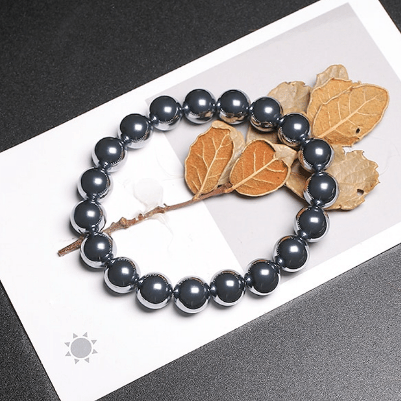 Bracelet en Hématite | Lithothérapie Stéphanie