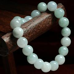 Bracelet en Jadéite Naturelle | Lithothérapie Stéphanie