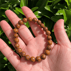 Bracelet en Jaspe Peau d'Éléphant | Lithothérapie Stéphanie