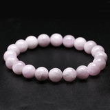 Bracelet en Kunzite 10MM | Lithothérapie Stéphanie