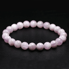 Bracelet en Kunzite 8MM | Lithothérapie Stéphanie