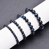 Bracelet en Oeil de Faucon Bleu | Lithothérapie Stéphanie