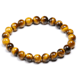 Bracelet Oeil de Tigre | Perles 8MM | Lithothérapie Stéphanie