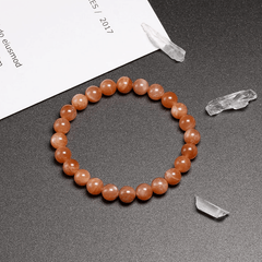 Bracelet en Pierre de Soleil Orange | Lithothérapie Stéphanie