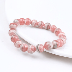 Bracelet Pierre Rhodochrosite | Lithothérapie Stéphanie
