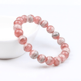 Bracelet en Rhodochrosite 8MM | Lithothérapie Stéphanie