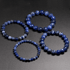 Bracelet Pierre Sodalite | Lithothérapie Stéphanie