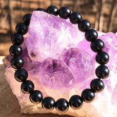 Bracelet de Tourmaline Noire | Lithothérapie Stéphanie