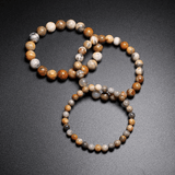 Bracelet Pierre Agate Crazy Lace | Lithothérapie Stéphanie