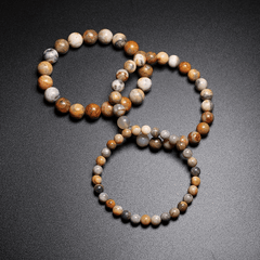 Bracelet Pierre Agate Crazy Lace | Lithothérapie Stéphanie