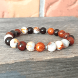 Bracelet en Agate du Mexique | Lithothérapie Stéphanie