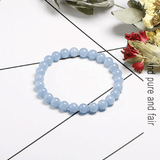 Bracelet Pierre Angelite | Lithothérapie Stéphanie