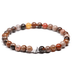 Bracelet de Bois Fossilisé | Lithothérapie Stéphanie