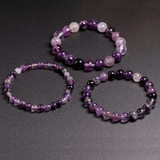 Bracelet Pierre Fluorite Violette | Lithothérapie Stéphanie