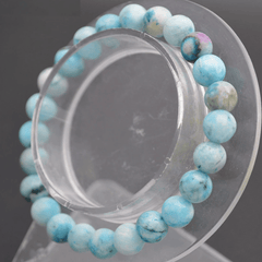 Bracelet en Hémimorphite Bleue | Lithothérapie Stéphanie
