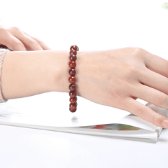 Bracelet Pierre Jaspe Bréchique | Lithothérapie Stéphanie