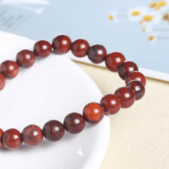 Bracelet en Jaspe Breschia | Lithothérapie Stéphanie