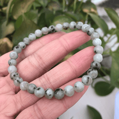 Bracelet Pierre Jaspe Kiwi | Lithothérapie Stéphanie