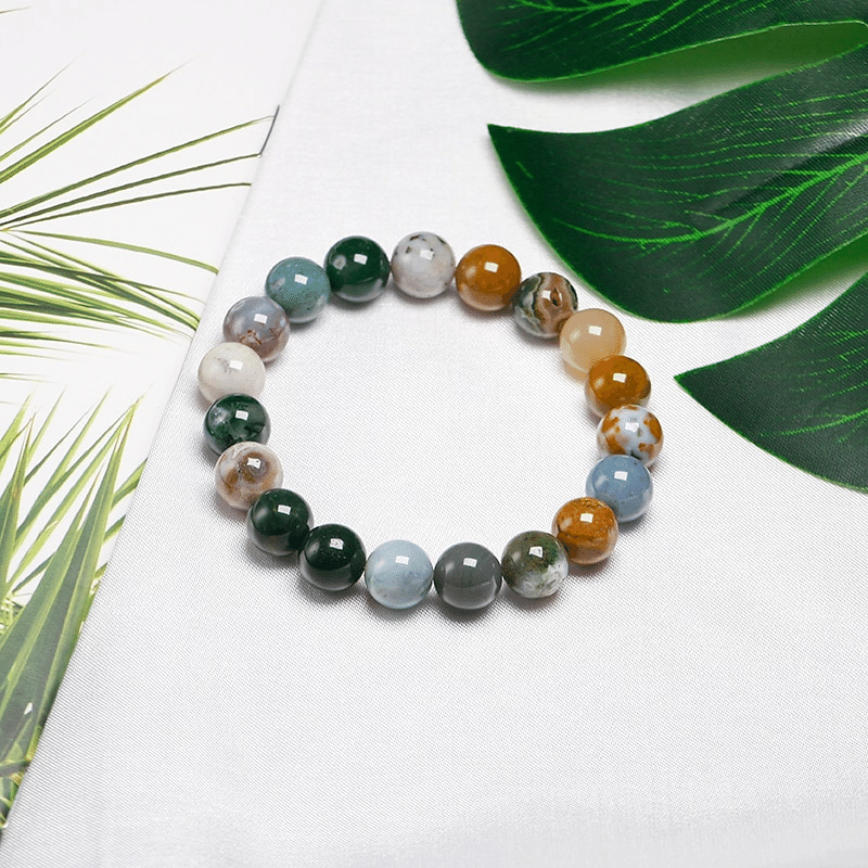 Bracelet en Jaspe Océan | Lithothérapie Stéphanie