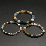 Bracelet de Jaspe Océan | Lithothérapie Stéphanie