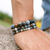 Bracelet Jaspe Océan | Lithothérapie Stéphanie