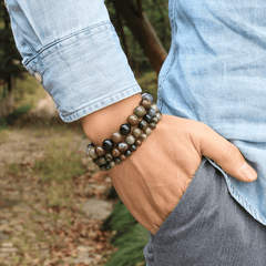 Bracelet Jaspe Peau de Serpent | Lithothérapie Stéphanie